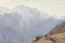 Bowfell from Pike o' Stickle by William Heaton Cooper R.I. (1903 - 1995)