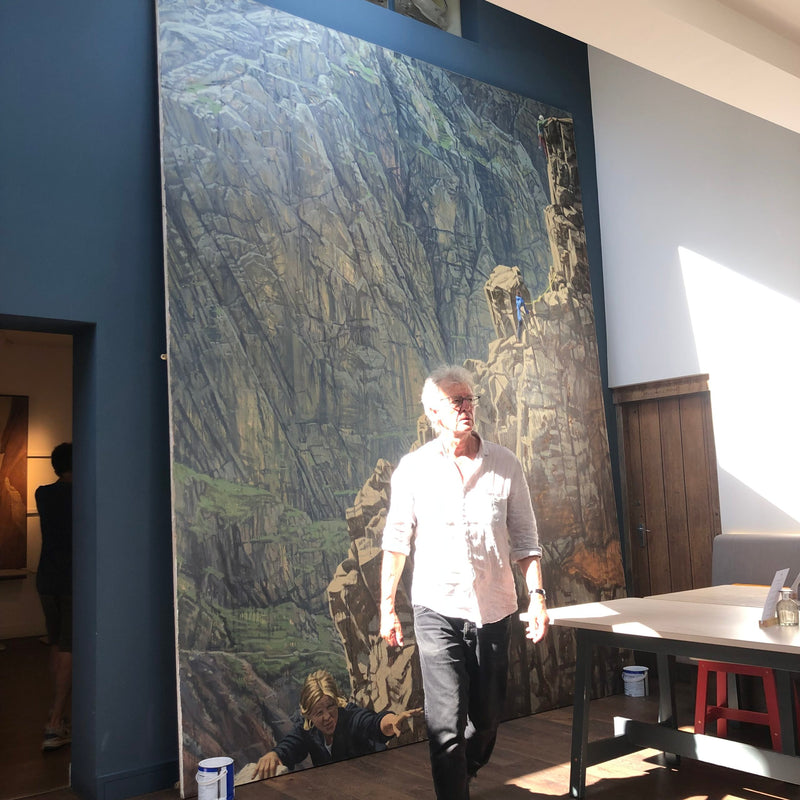 Monumental painting returns to the family home