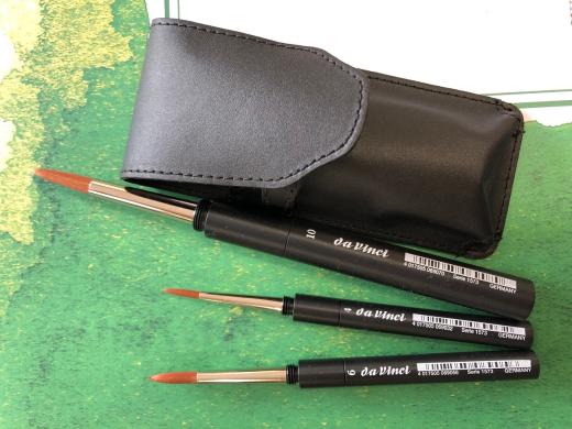 Da Vinci Synthetic Travelling Brush Case (Series 1535) (Set of 3)