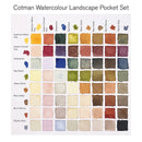 Winsor & Newton Cotman Watercolour Half Pans Pocket Sets (Set of 8 + Brush)