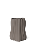 Ferm Living Moire Vase Small - Anthracite