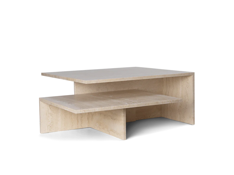 Ferm Living Distinct Grande Duo Tables Travertine