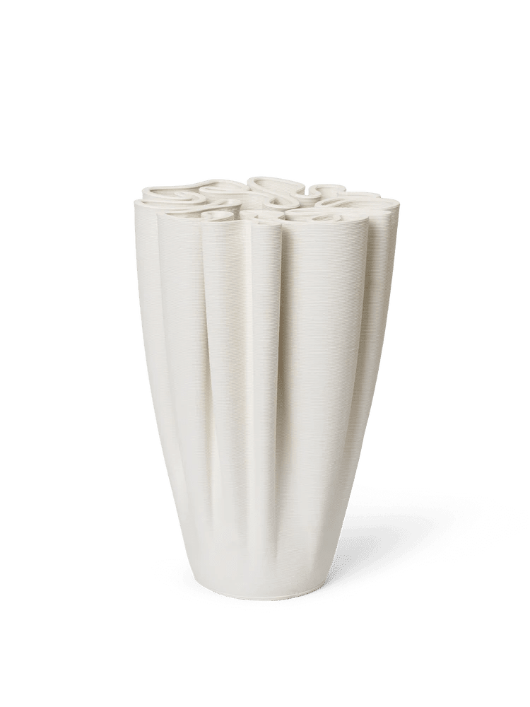 Ferm Living Off-white Dedali Vase