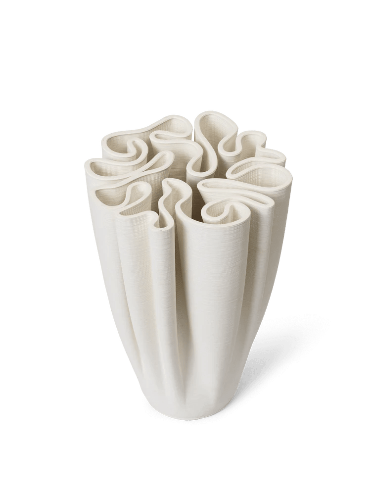 Ferm Living Off-white Dedali Vase