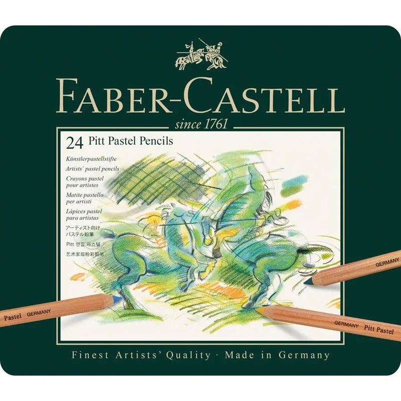 Faber Castell PITT Pastel Pencils (Set of 12 or 24)