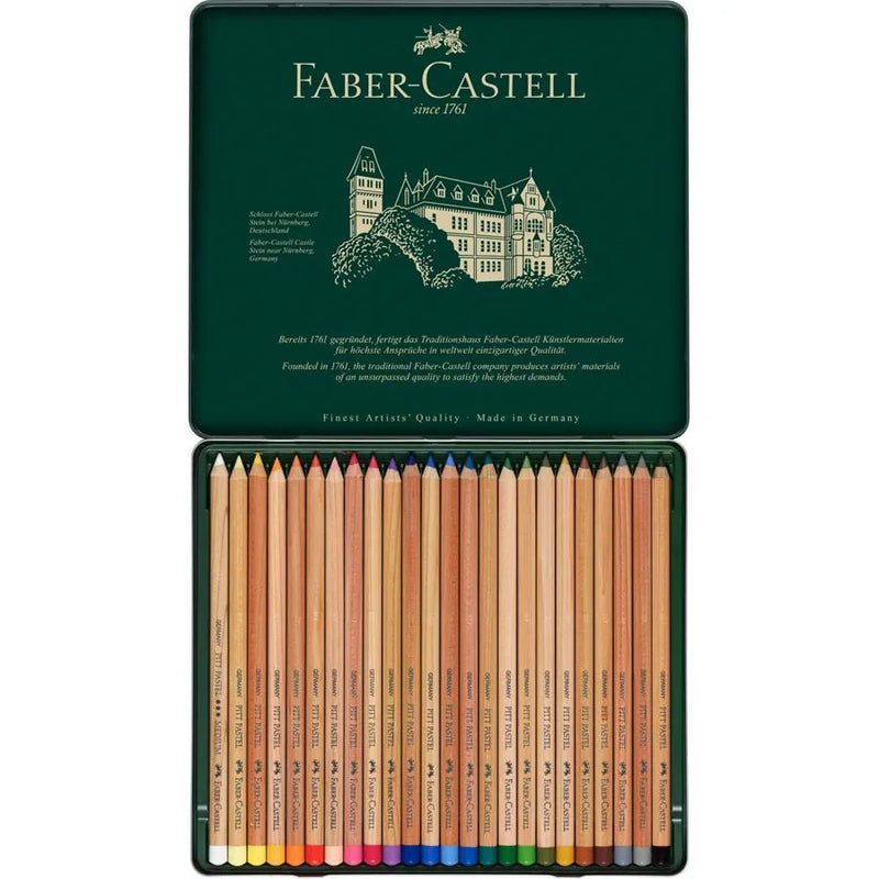 Faber Castell PITT Pastel Pencils (Set of 12 or 24)