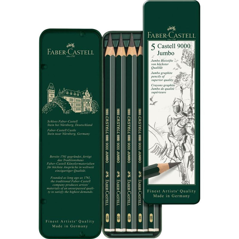 Faber Castell 9000 Jumbo Set (Set of 5)