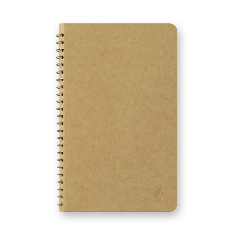 Slim Spiral Ring Notebook - DW Kraft Paper (Multiple Sizes)