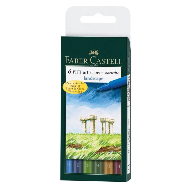 Faber Castell PITT Artists' Pens Sets - Landscape (Set of 6)