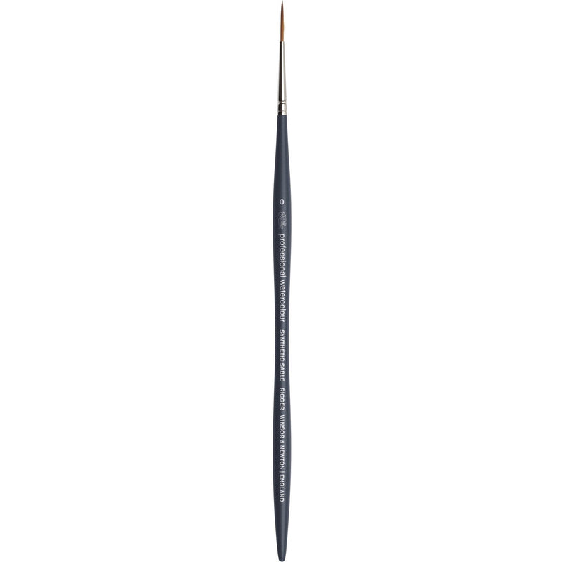 Winsor & Newton Pro Watercolour Brushes Synthetic Sable (Rigger)