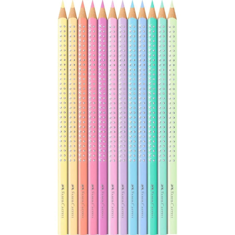 Faber Castell Pastel Colour Pencil Sparkle (Set of 12)