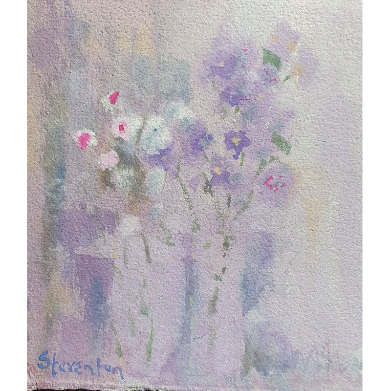 Two Rivers Handmade Watercolour Paper Sheet - De Nimes Ice White (52x70cm) 140Ib
