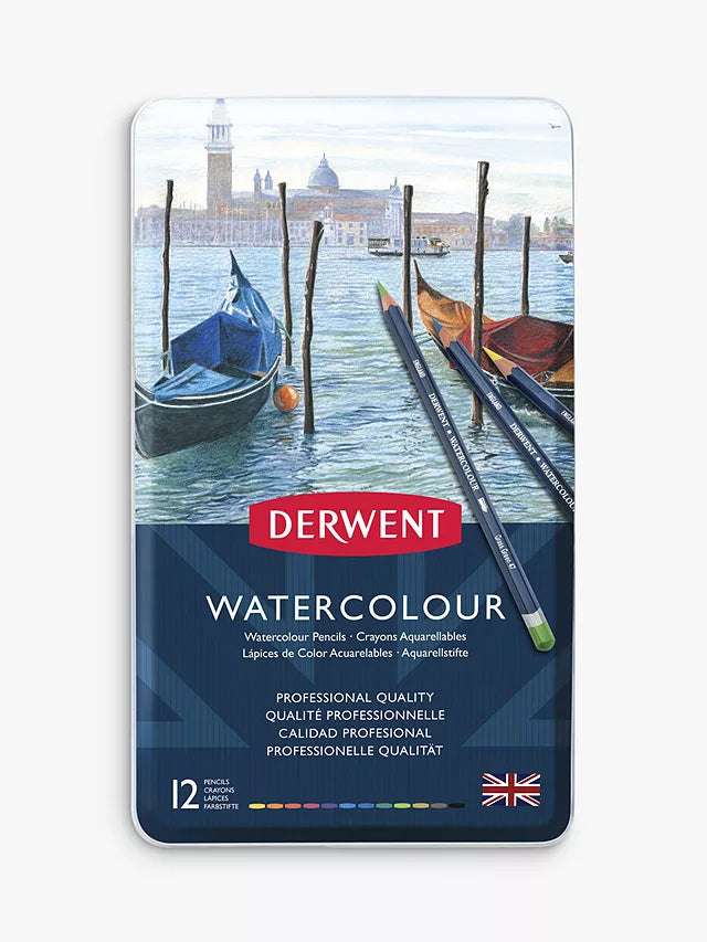 Derwent Watercolour Pencils (Set of 12, 24 or 36)