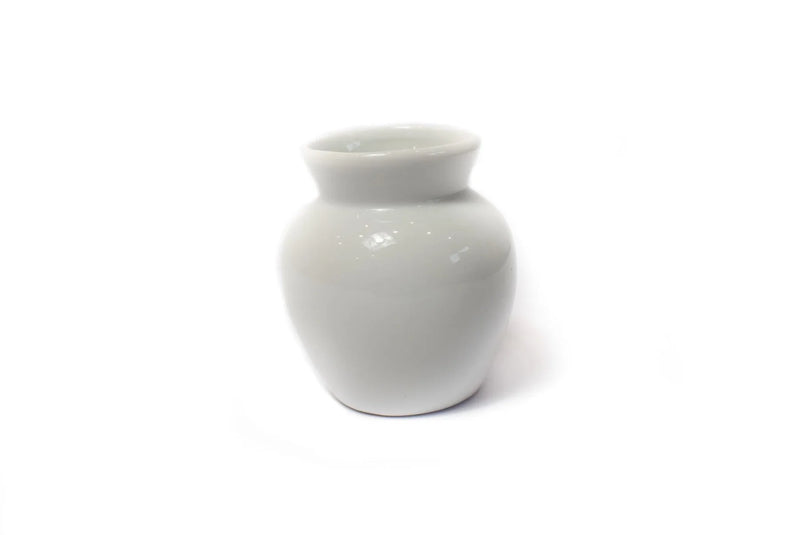 White Brush Vase