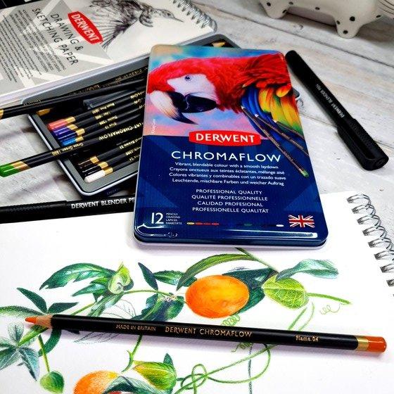 Derwent Chromaflow Pencils (Set of 12)