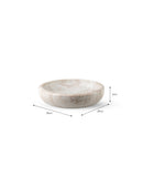 Osney Serving Bowl - Marble/Natural