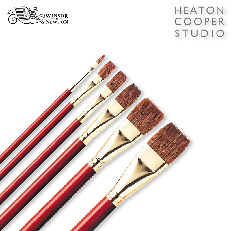 Winsor & Newton Blended Sceptre Gold II One Stroke Flat Brush (Series 606)