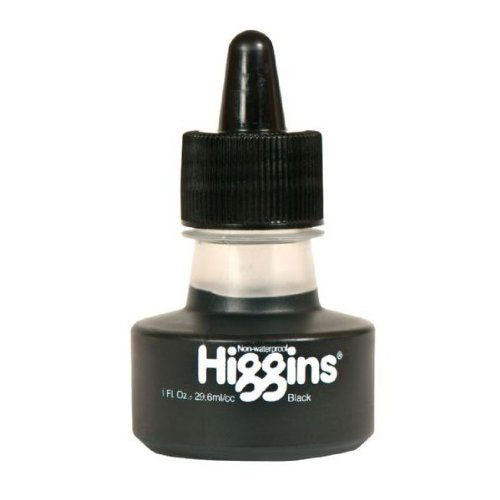 Higgins Black Pigmented Ink (Non Waterproof) 30ml