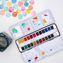 Winsor and Newton Cotman Complete Travel Tin (24 half pans)