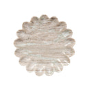 Amelia Deco Plate, Brown, Marble