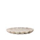 Amelia Deco Plate, Brown, Marble