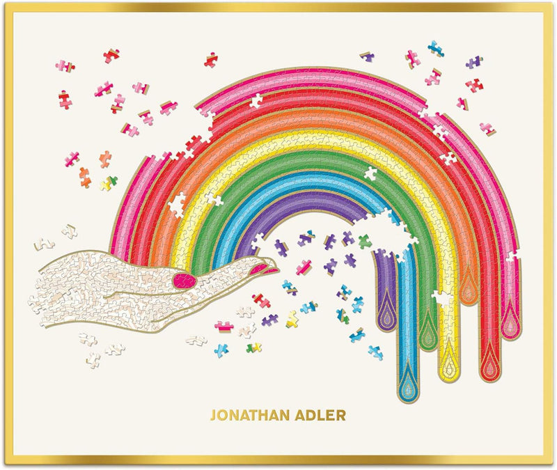 Jonathan Adler: Rainbow Hand Jigsaw Puzzle (750 Piece)