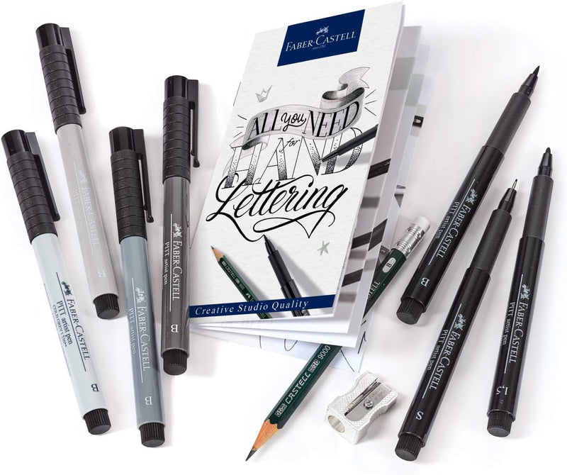 Faber Castell Pitt Artist Pen Starter Set Hand Lettering