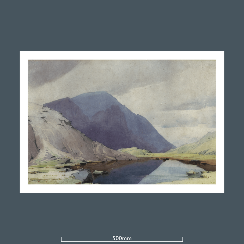 High Crag above Buttermere from Blackbeck Tarn by William Heaton Cooper R.I. (1903 - 1995)