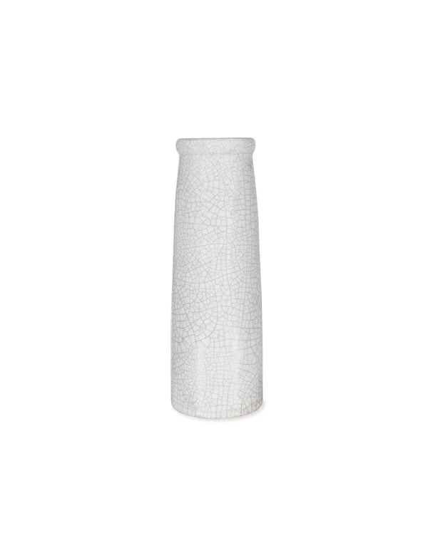 Ravello White Slim Bottle Vase