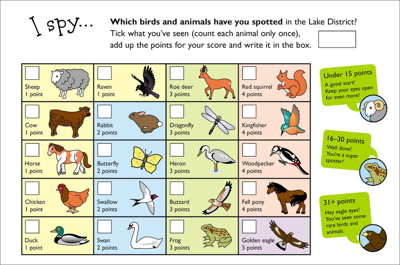 The Lake District Sticker Book: The Wildlife of Cumbria in Gorgeous Fold-Out Scenes by Evelyn Sinclair