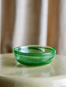 Amelie Bowl, Green, Glass
