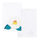 Midori Postcard Pad Red and White Camellia