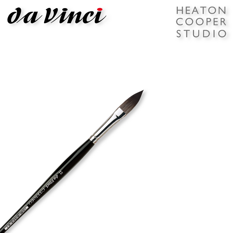 Da Vinci Casaneo Series 898 Oval Pointed Wash Brush (Size 12)