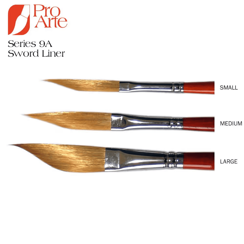 Pro Arte Synthetic Sword Liner Brush (Series 9A)