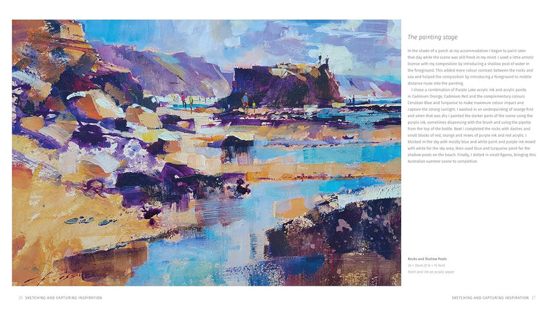 Mixed Media Landscapes and Seascape by Chris Forsey