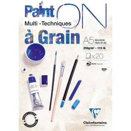 Clairefontaine Paint On Mix Media a Grain