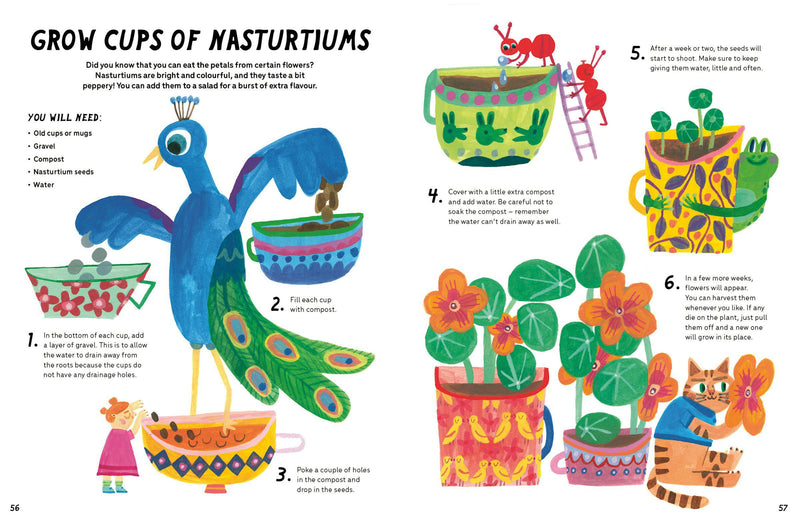 Little Gardeners Handbook by Michael Holland and Maria Dek
