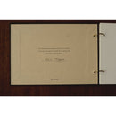 Ringbound Fabric Covered Sketchbook Forest Green - White Paper