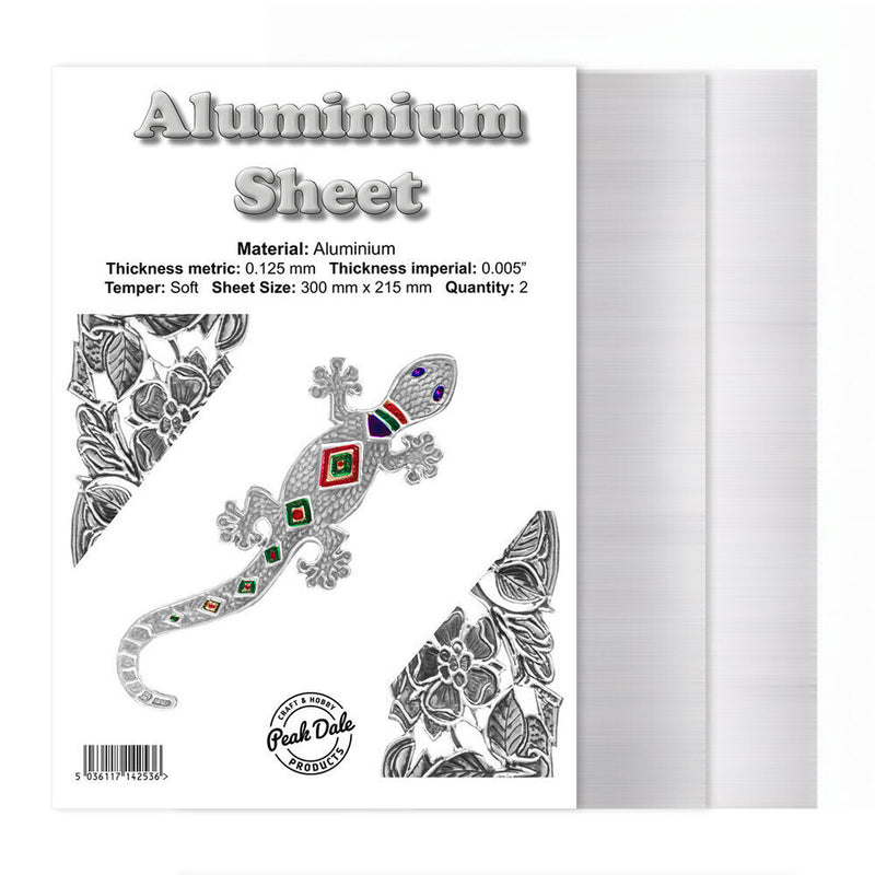 Aluminium Foil Pack Medium 0.125mm (2 Sheets)
