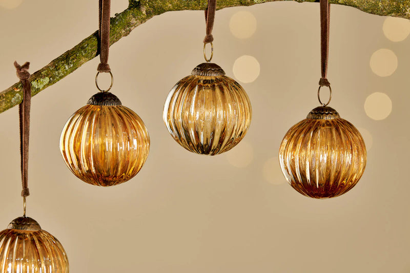 Gold Betini Baubles (Set of 4)