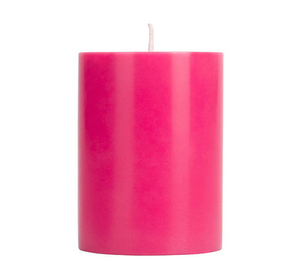 Small Solid Neyron Rose Pillar Candle (10cm)