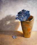 Crucible and Hydrangea - Original Artwork by Linda Ryle