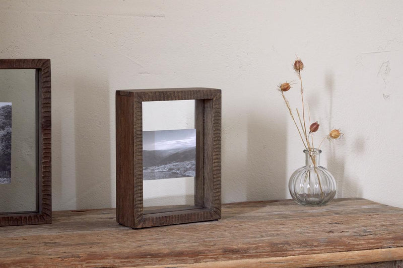 Indu Standing Mango Wood Frame - Dark Ash '6 X 8'