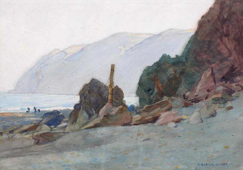 Lynmouth, Devon – Original Painting by Alfred Heaton Cooper (1863 - 1929)