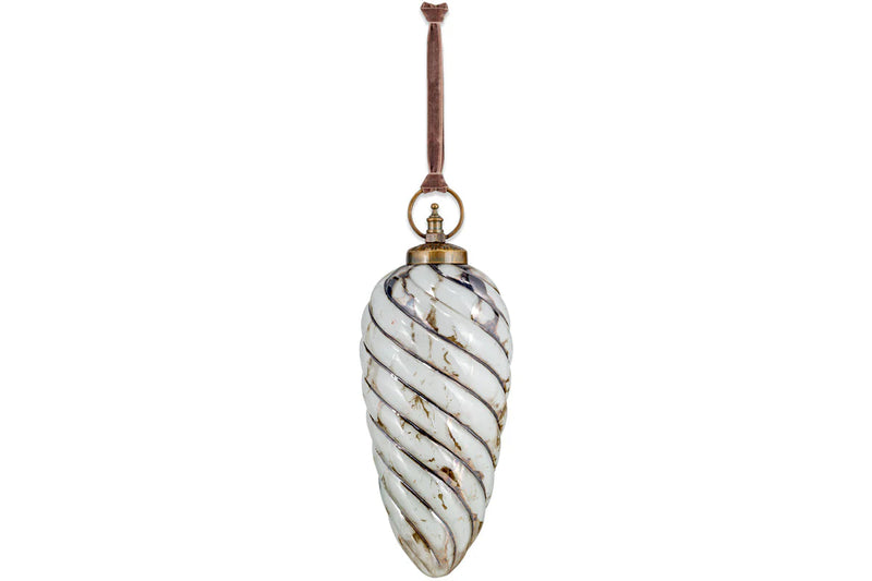 Maran Giant Gold & Cream Bauble