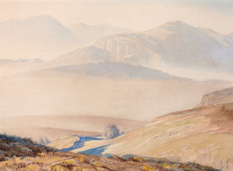 Morning Mist, Langdale - Original Painting by William Heaton Cooper R.I. (1903 - 1995)