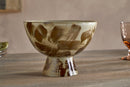 Terra Footed Bowl (Khaki Green)