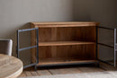 Nirvi Mango Wood & Iron Sideboard - Black