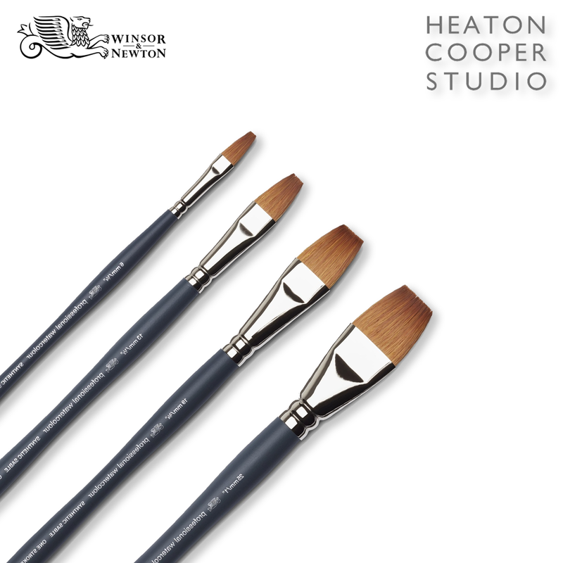 Winsor & Newton Pro Watercolour Brushes Synthetic Sable (One Stroke)