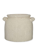 Ravello Pot with Handles White Ceramic